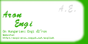 aron engi business card